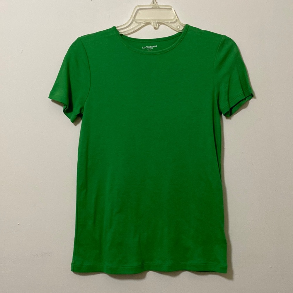 Green Liz Claiborne T-shirt PS